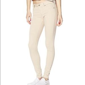 Garage Beige Stretch High Waist Skinny Jeggings